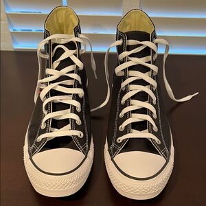 Converse Black and White High-Top Sneakers